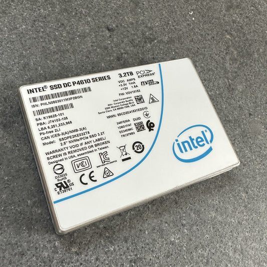 Intel SSD DC P4610 Series